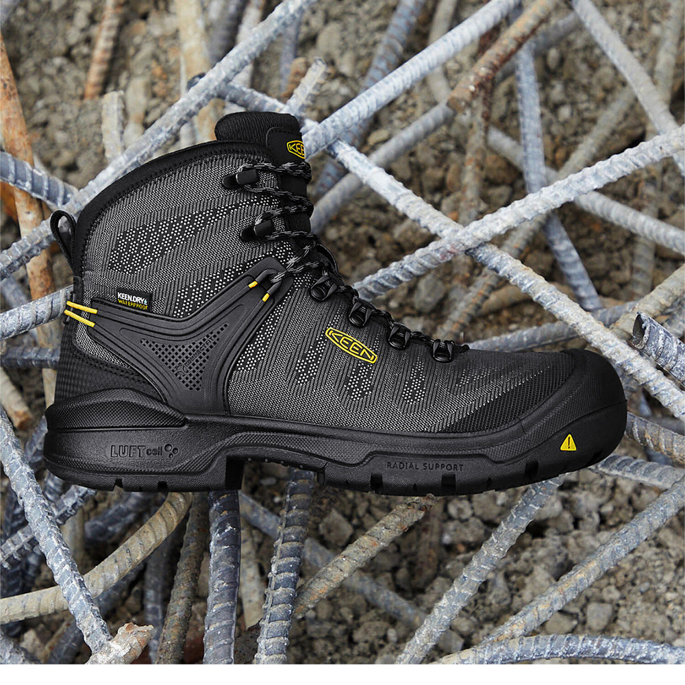 Keen Men's Dearborn 6 Inch Waterproof Work Boots with Carbon-Fiber Toe from Columbia Safety